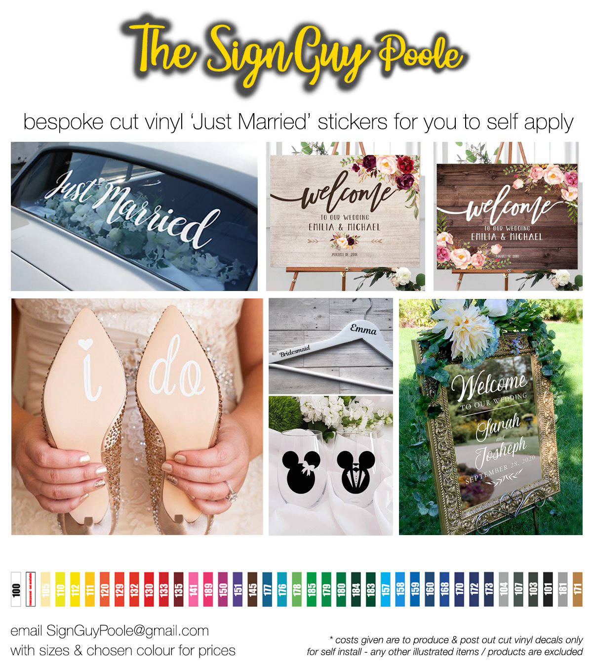 SignGuy Poole - Wedding & Party Graphics