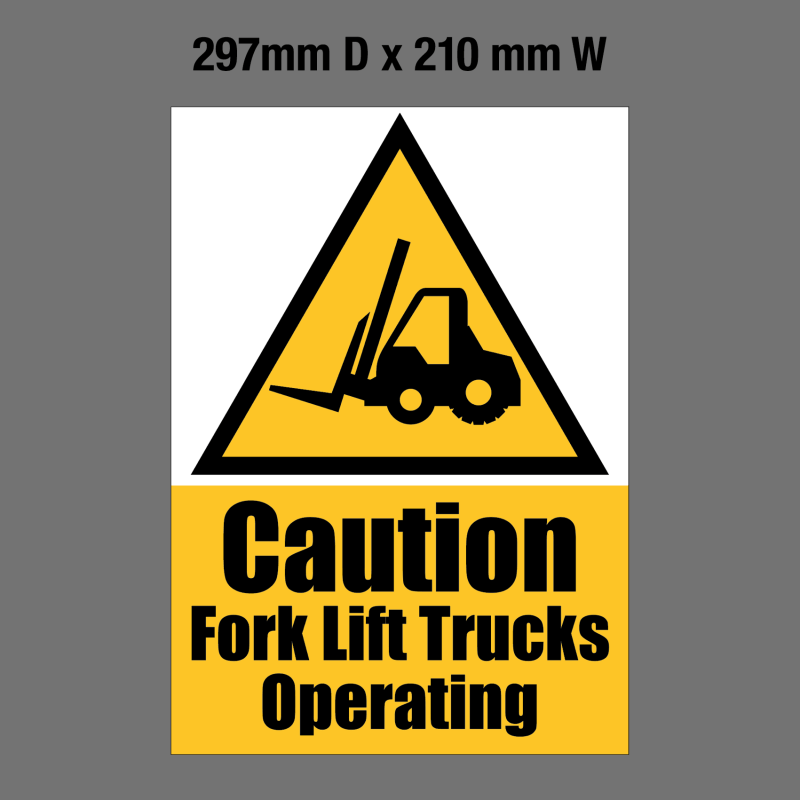 'Fork Lift Trucks' Foamex Sign